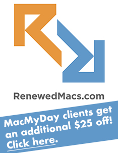 Renewed Macs MacMyDay special