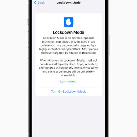 Apple Lockdown Mode