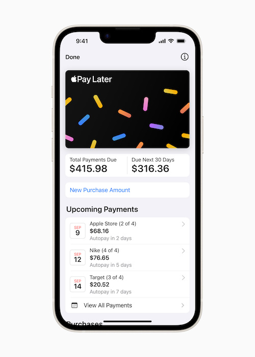 Apple introduces Apple Pay Later to allow consumers to pay for purchases over time