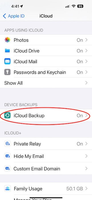 2024 Apple Mac, iPhone backup